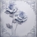 Roses Vintage Paper Template