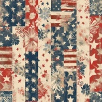 Papír se vzorem americké vlajky