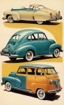 Vintage affisch bilar