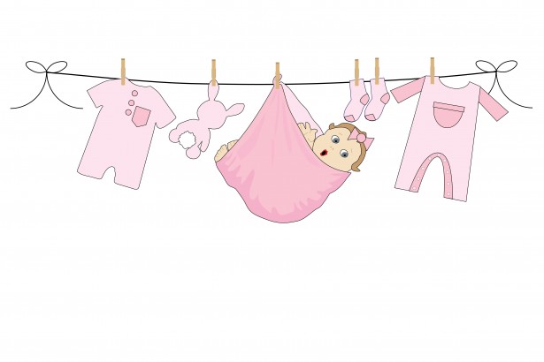 Baby Girl Clothes Line Free Stock Photo - Public Domain Pictures