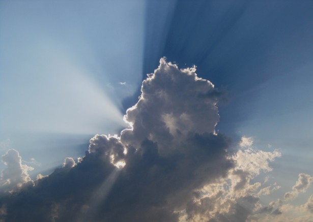 Cloud With Sun Behind Free Stock Photo - Public Domain Pictures