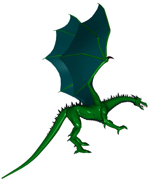 Green Dragon Cartoon Free Stock Photo - Public Domain Pictures