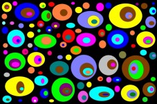 Abstraction With Bright Circles