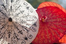 Asian umbrellas