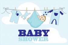 Baby Shower Cartão Boy