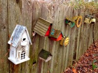 Birdhouse Fence