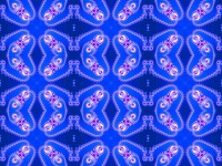 Blue seamless fractal pattern