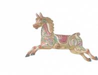 Paard van de carrousel Kleurrijke Clipar