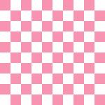 Checkerboard Squares Rosa Branca