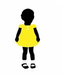 Child Black Silhouette Girl