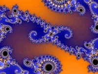 Spirale fractal colorate