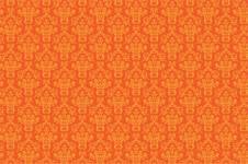 Damast-Muster-Hintergrund-orange