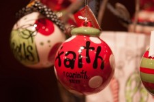 Geloof kerst ornament