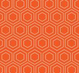 Geometric tapet Orange