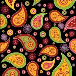Paisley Wallpaper Pattern colorati