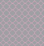 Quatrefoil Background Gray Pink