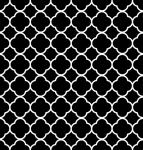Quatrefoil Muster Hintergrund Schwarz