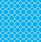 Quatrefoil Pattern Background Blue