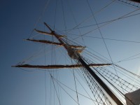 Navigação do navio mastro