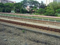 Singapore MRT Track Railway