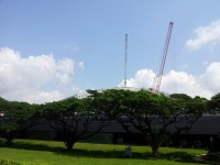 Singapore stadium in construction