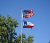Stars Stripes Flag USA Texas