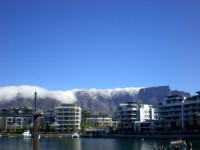 Table Mountain com toalha