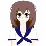 Adolescente Personagem Anime Girl