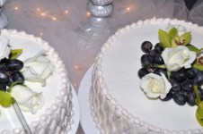 Decoraciones de la torta de la boda
