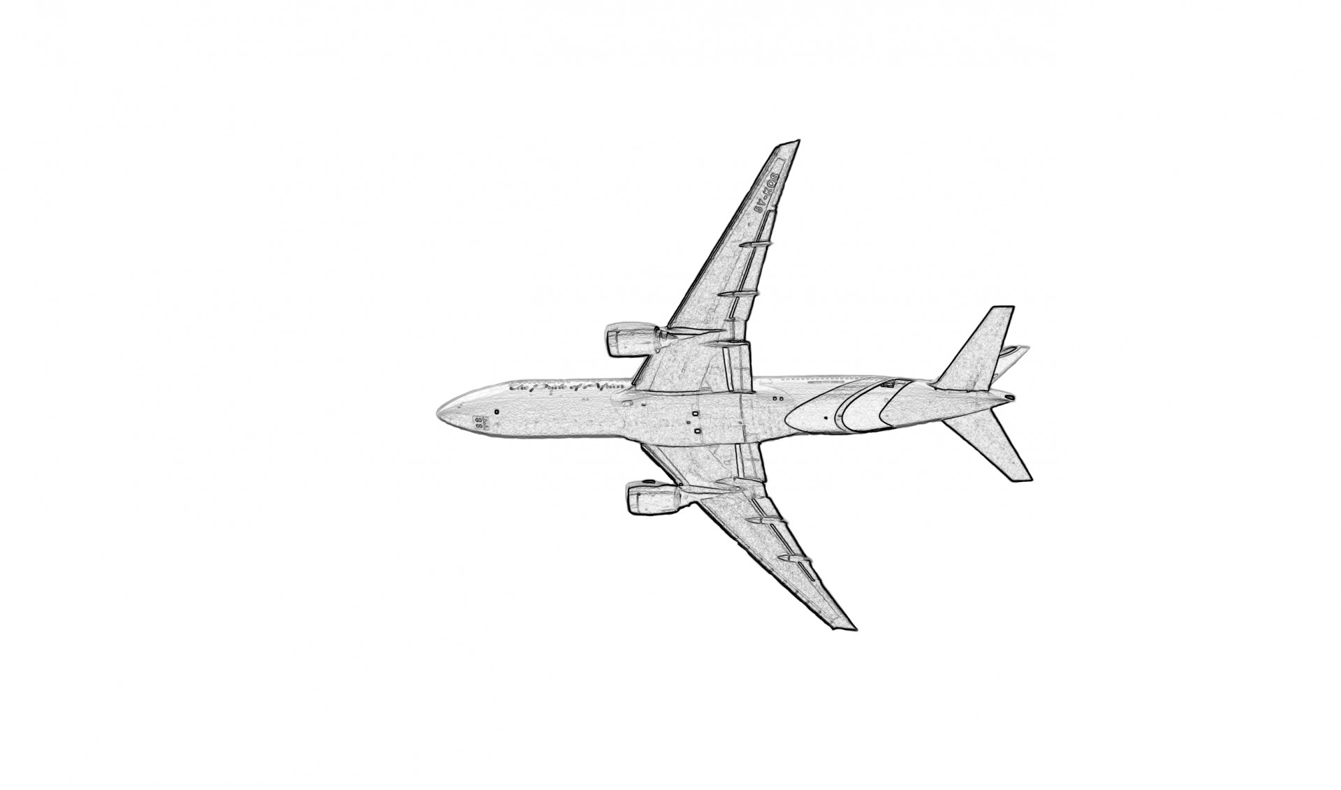 Avión Clipart Illustration