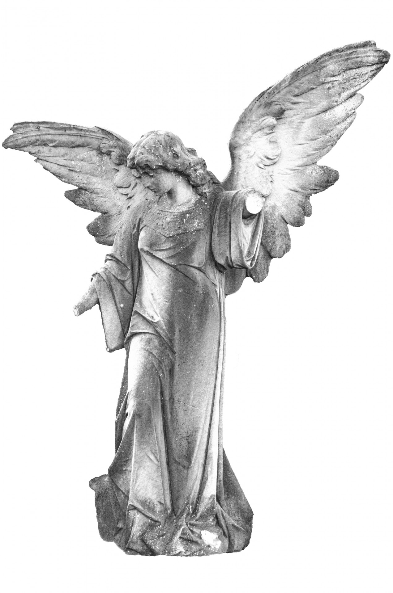 Estátua do anjo sem mãos
