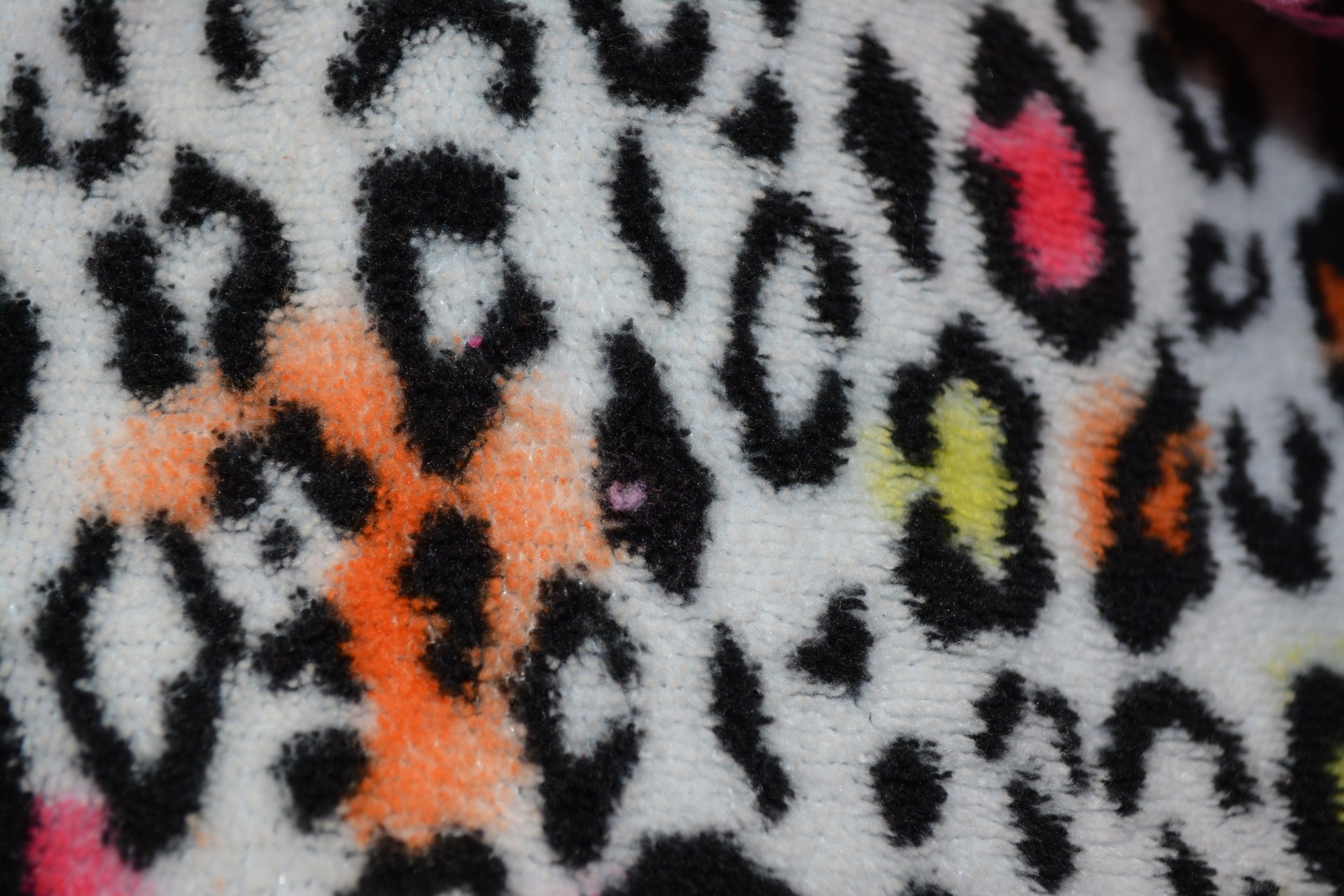 Tier Leopard Pattern Colorful Art