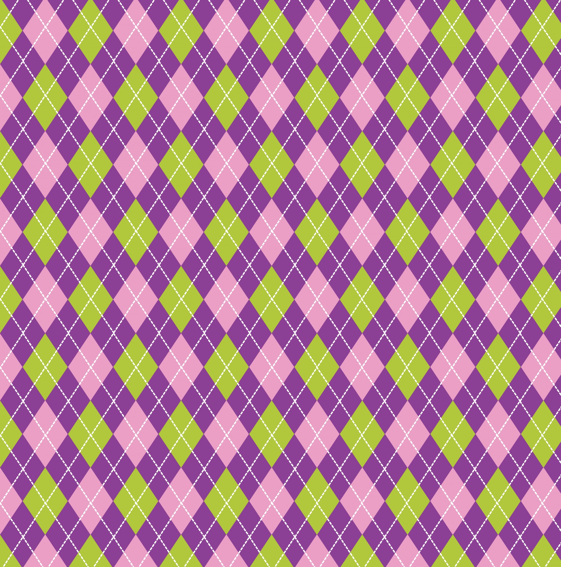 Фиолетовый Argyle зеленом фоне