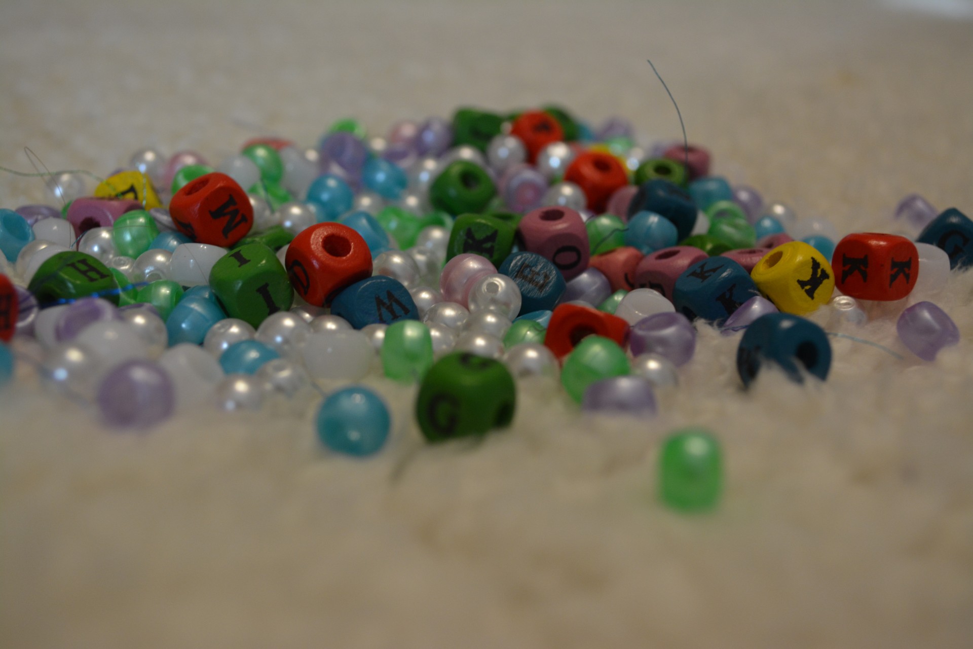 Beads Makro Art Bunter Hintergrund