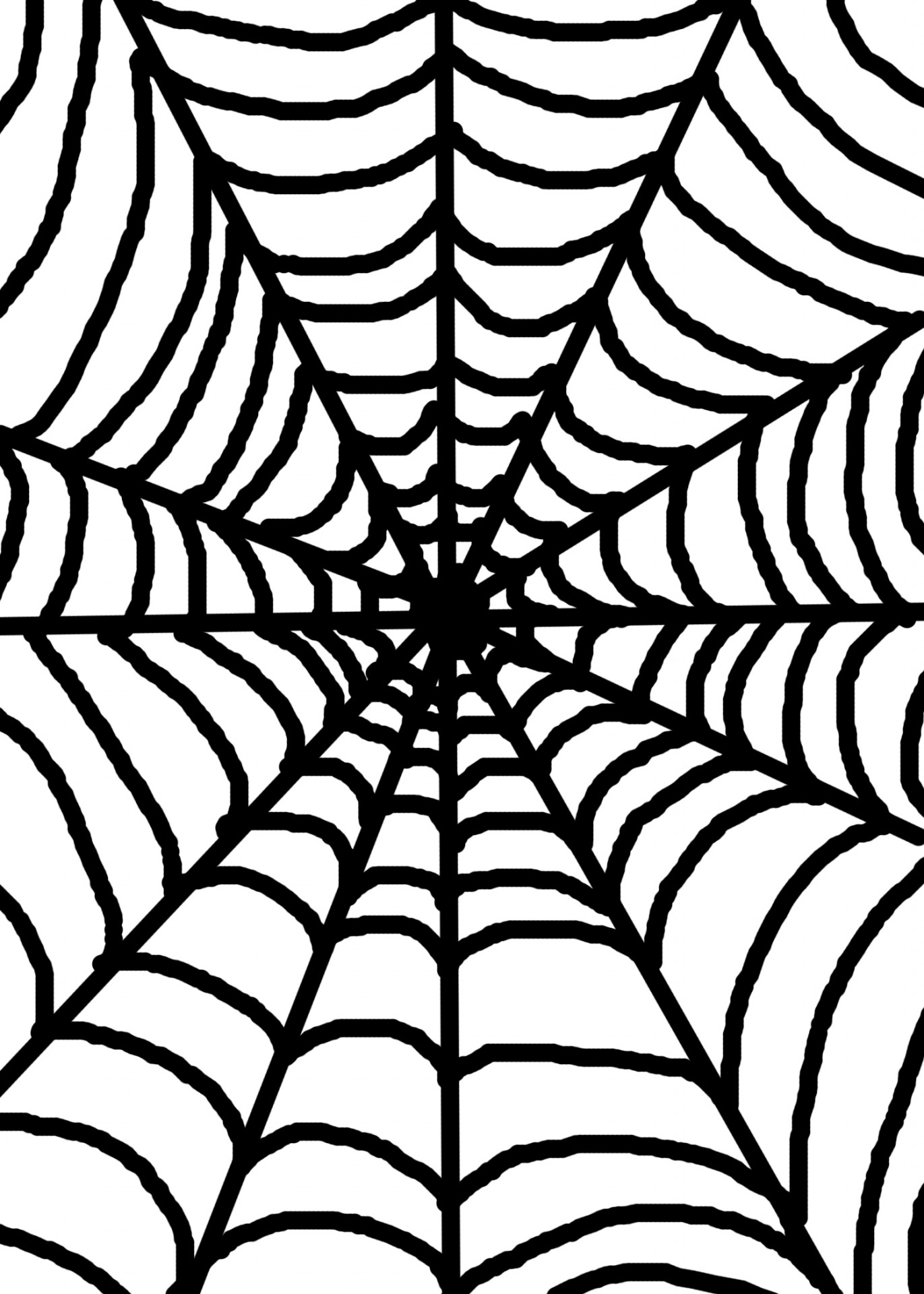 Schwarz Spinnennetz