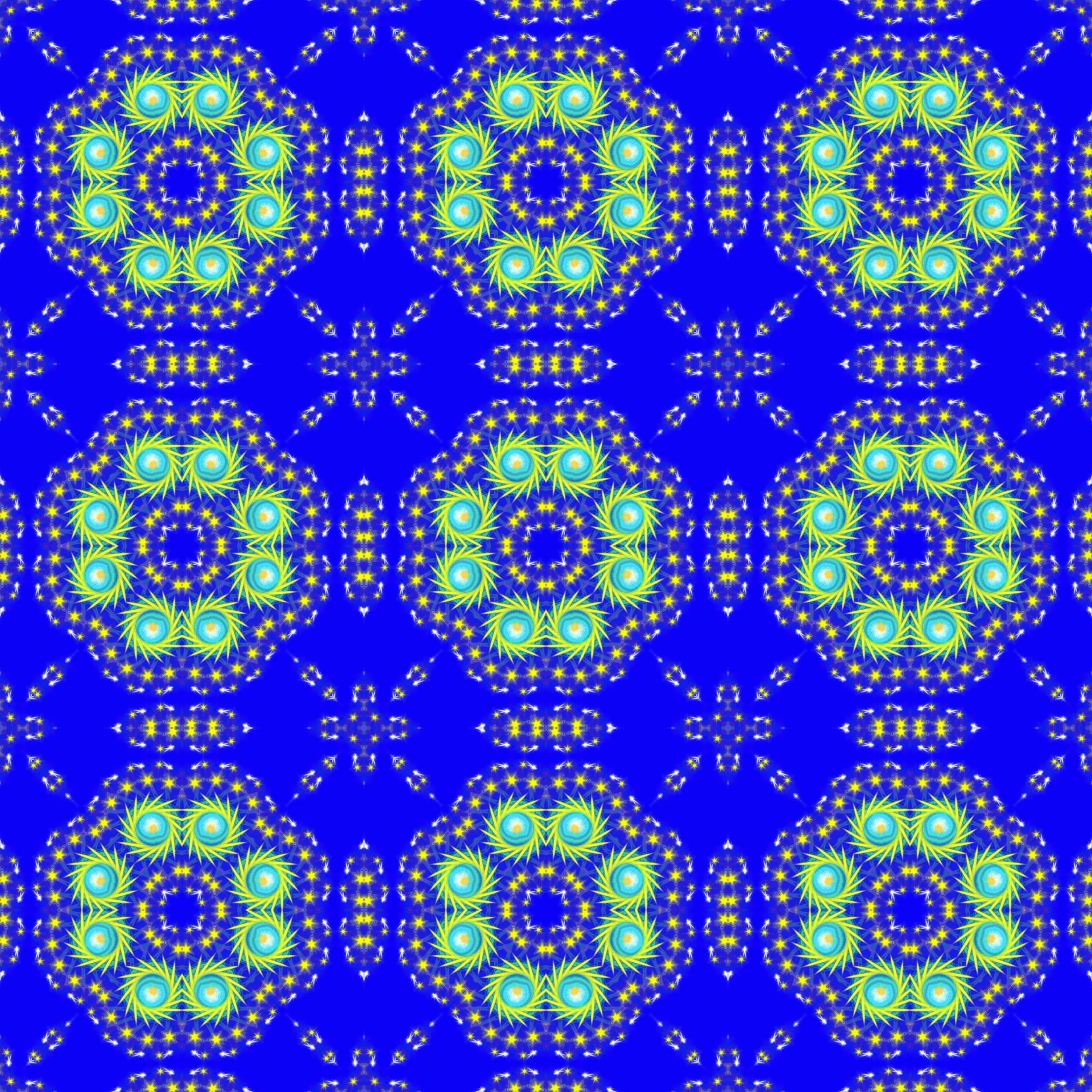 Синий геометрическим рисунком