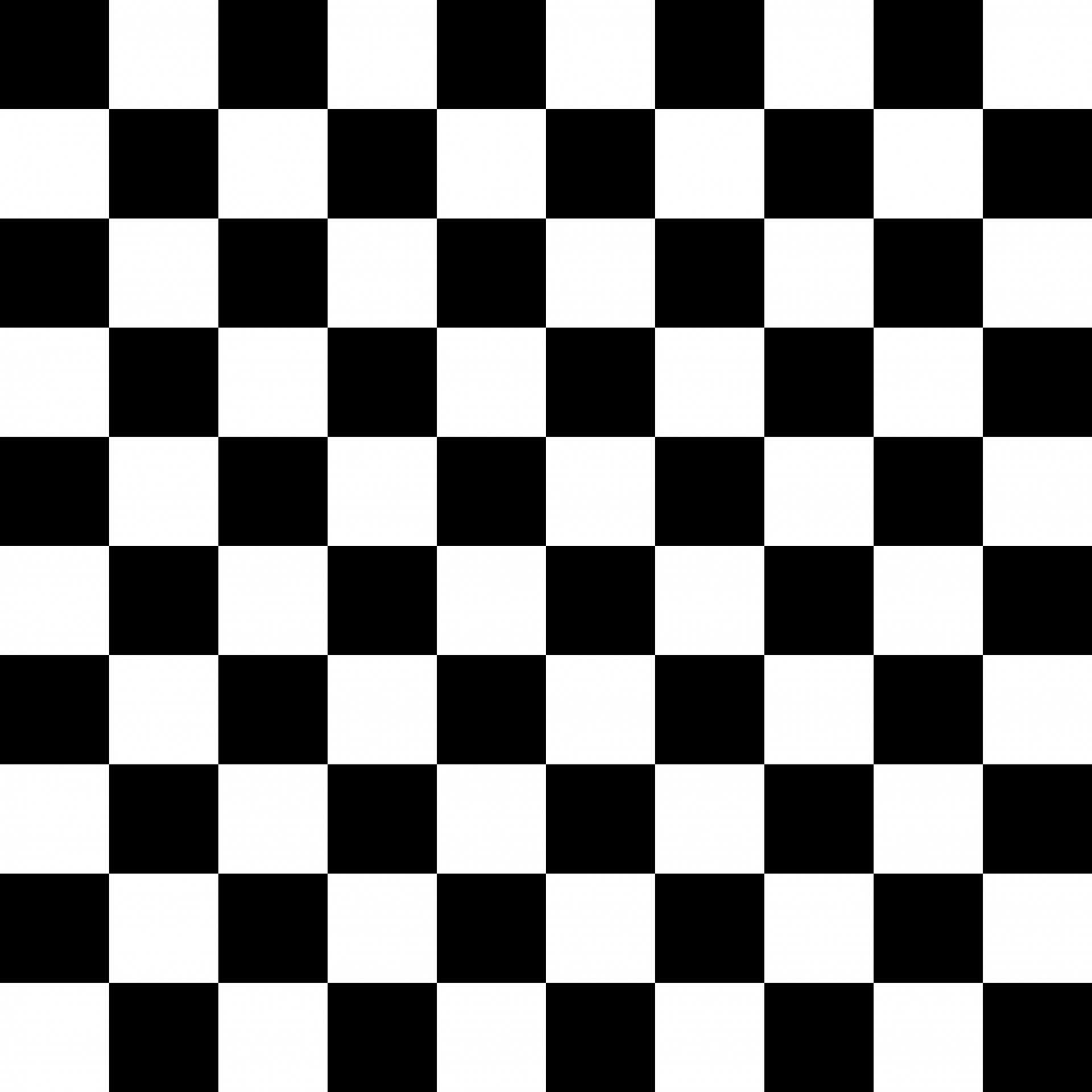Checkerboard Squares Black White