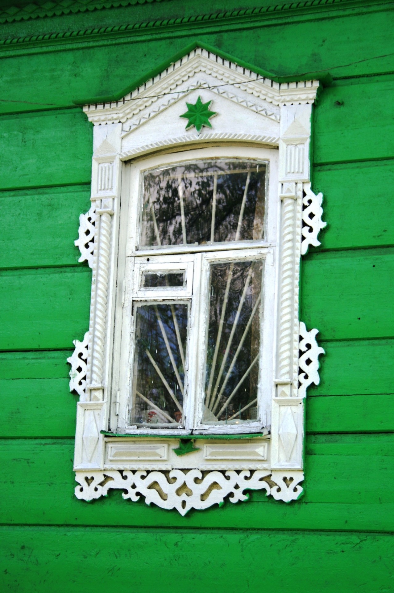 Dekorativen Fensterrahmen