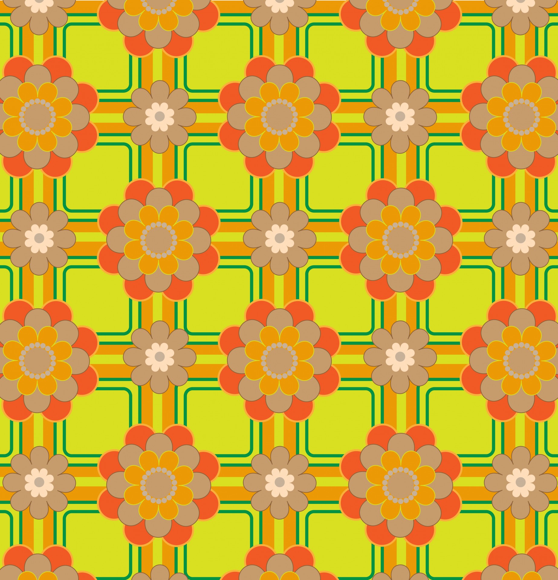 Floral Pattern Wallpaper Background