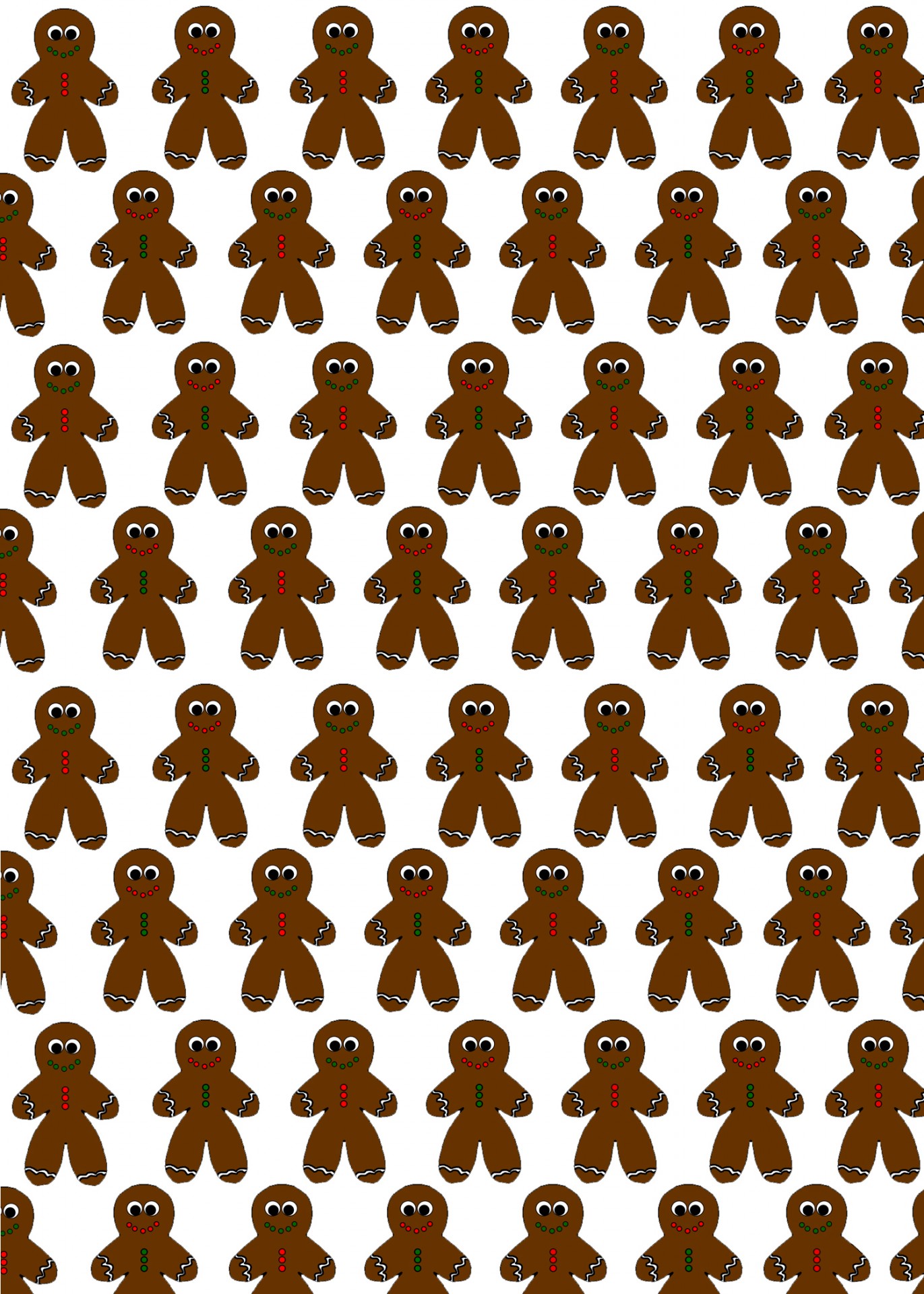 Gingerbread Menschen Hintergrund