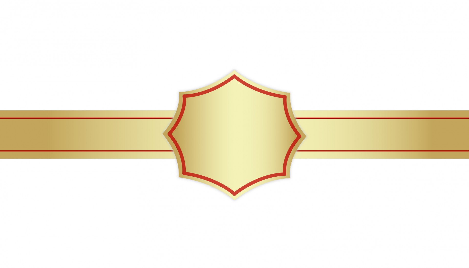 Gold Award Ribbon Badge