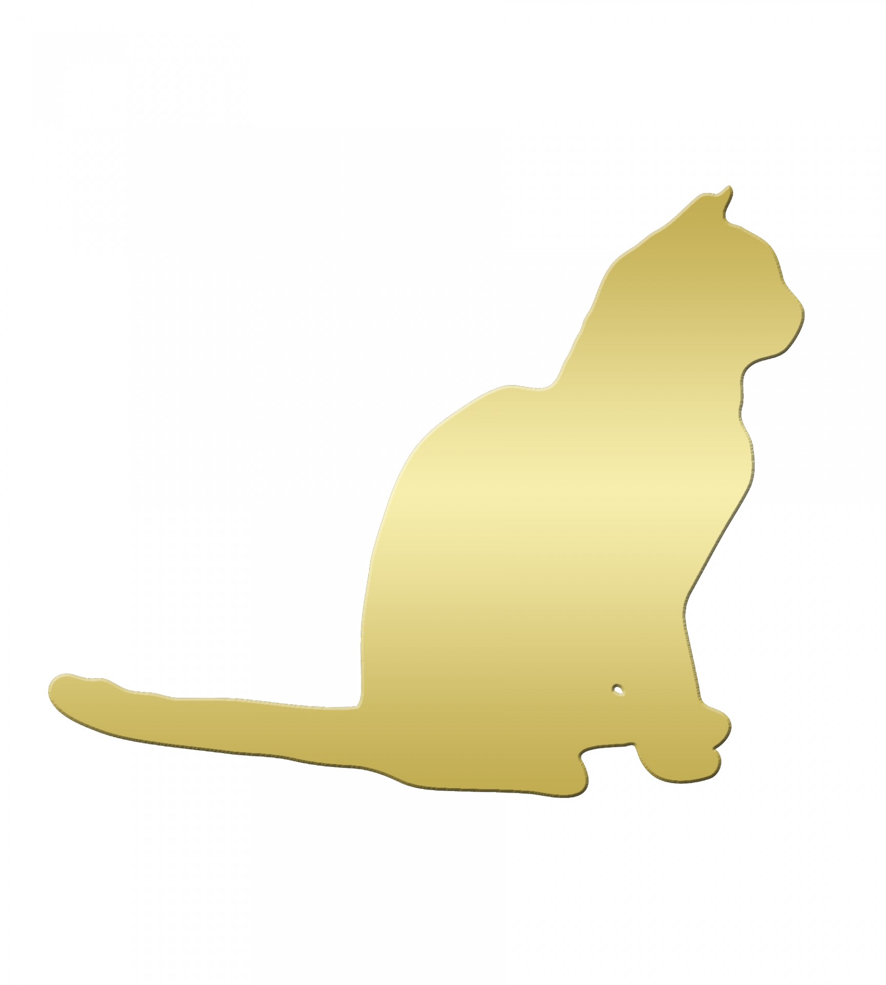 Golden Cat Clipart
