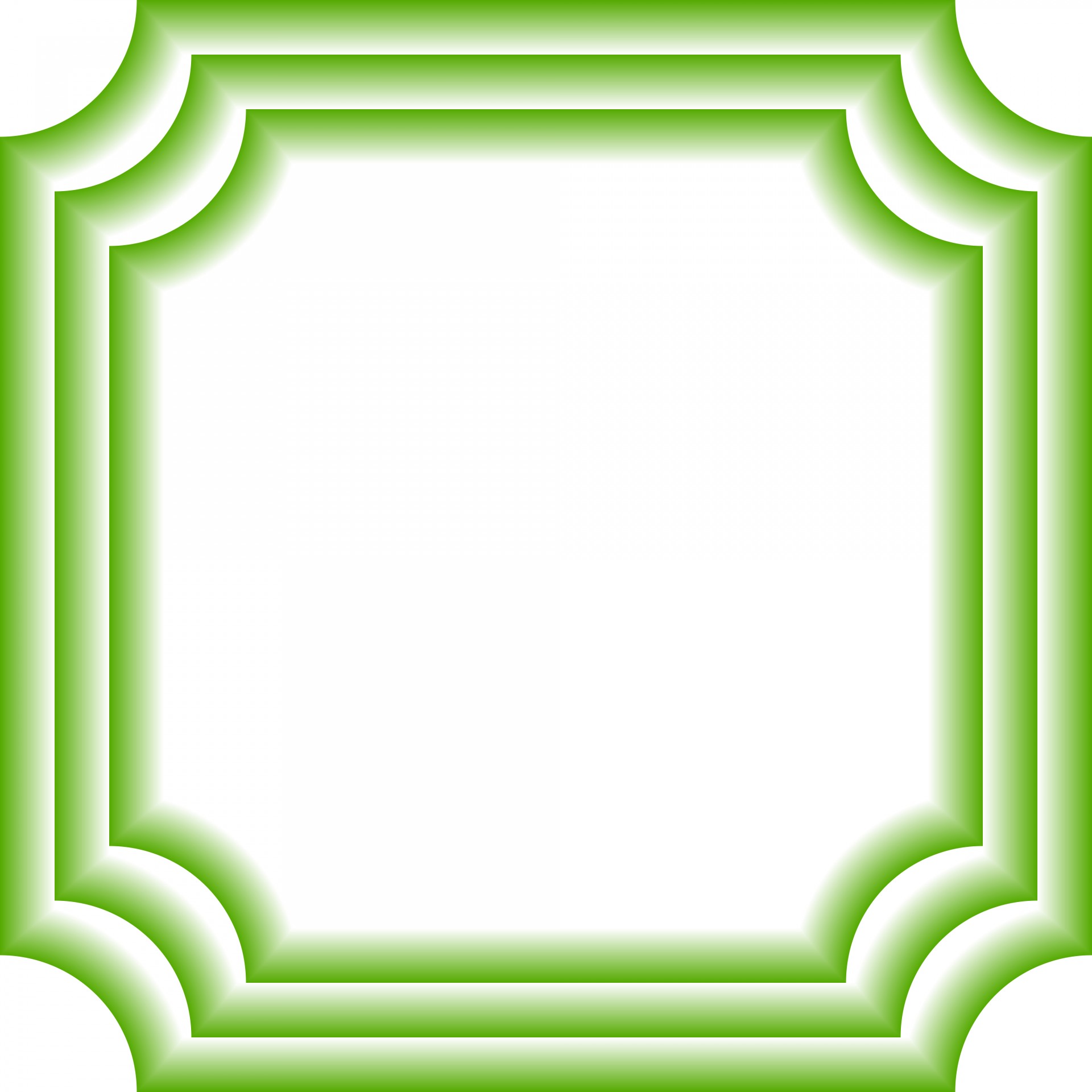Зеленая рамка площади