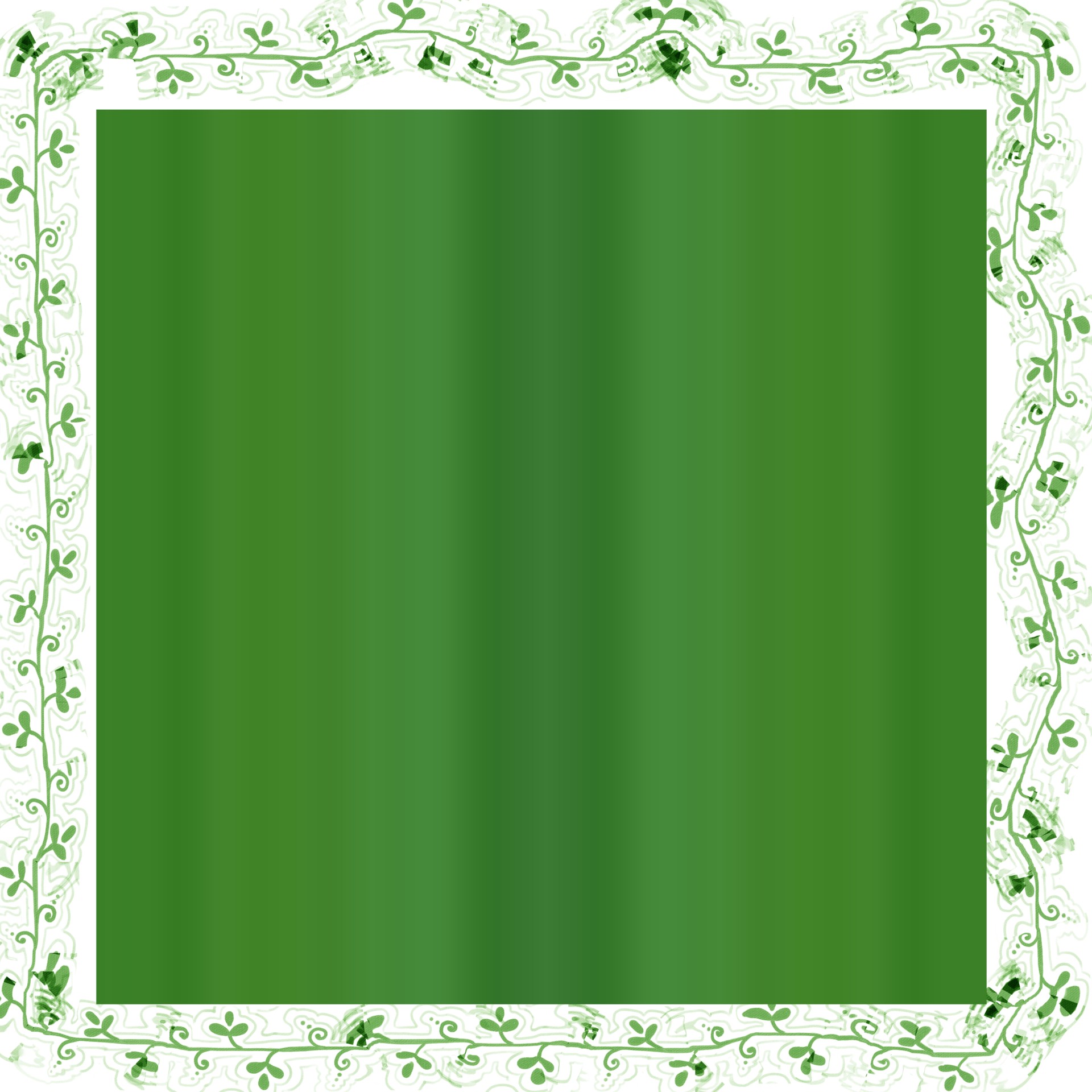 Grün Leaf Frame