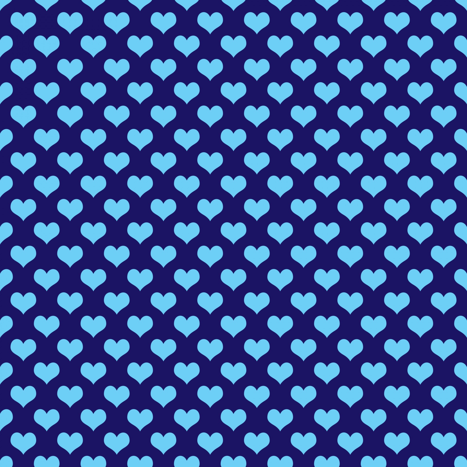 Сердца фона обои Голубое