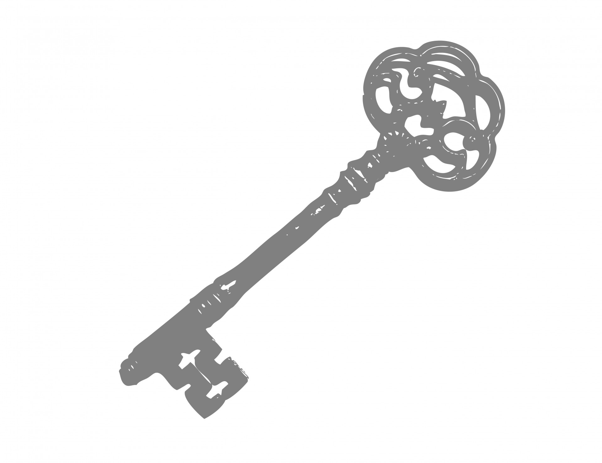 Старый ключ Иллюстрация