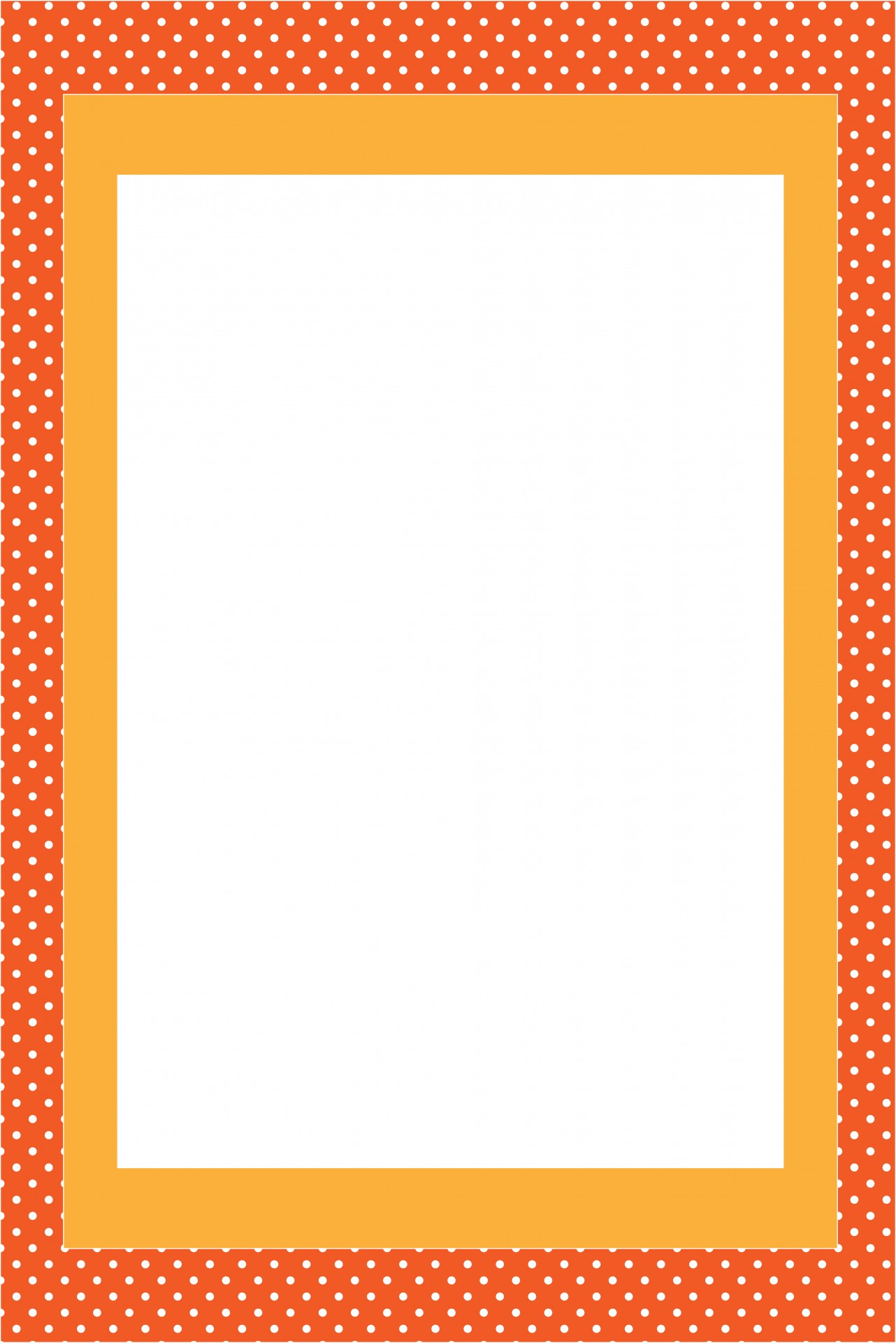 Orangen-Einladung Karten-Rahmen
