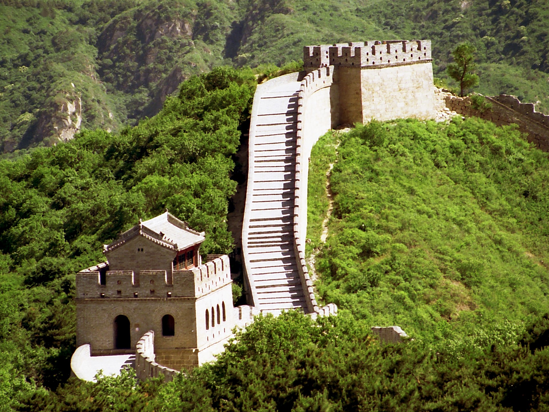 Malerei der Großen Mauer von China