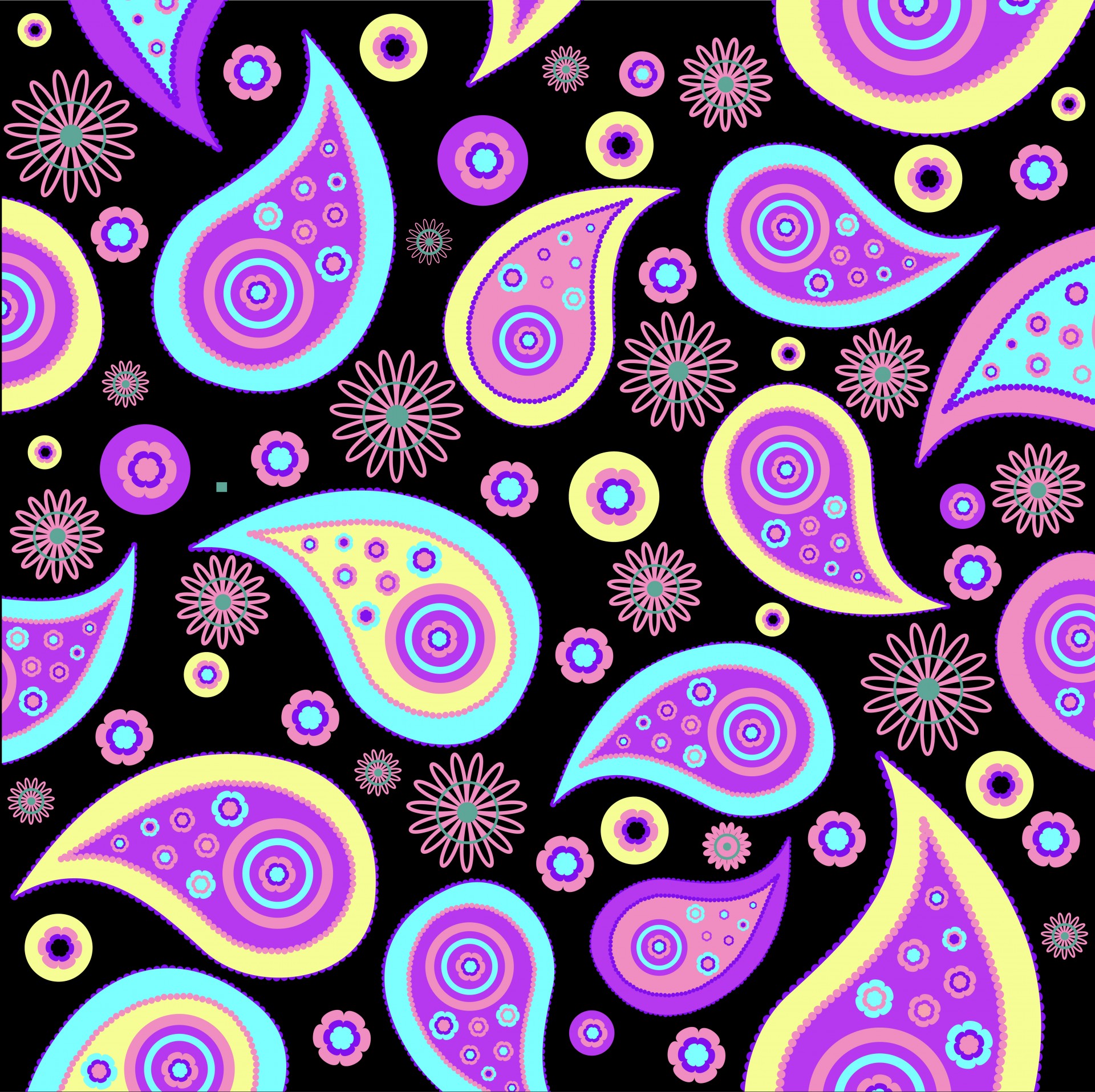 Paisley-Muster-Hintergrund Bunte
