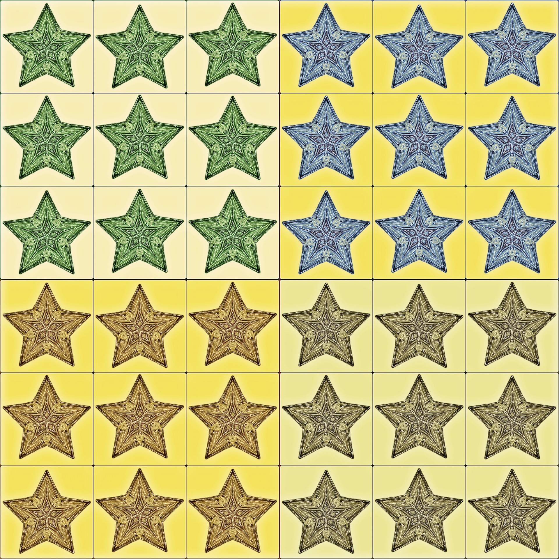 Pattern со звездами